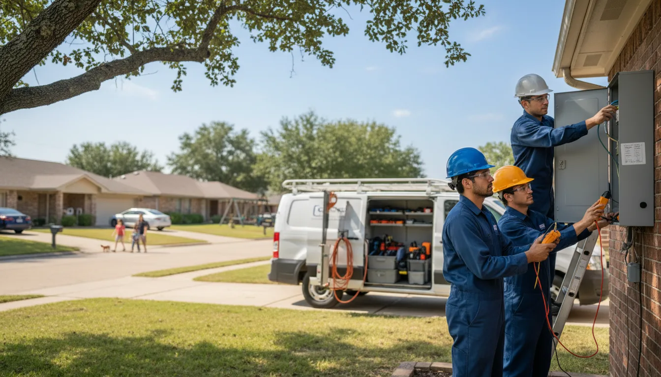 Certified electrician providing emergency electrical services in Newell, WV